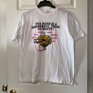 VTG 80’s The Mind is a Wonderful Thing to Waste Party Single Stitch Tee Shirt